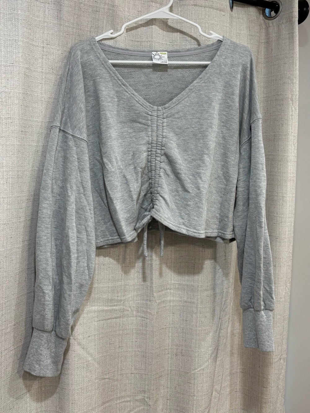 Aerie Cinched Long Sleeve Sweater